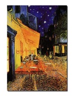 obraz Vincenta van Gogha Nočná terasa kaviarne