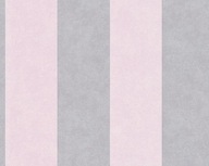 Sivé a ružové PRÚHY - TAPETA na netkanej textílii - MEMORY 3 Sivé a ružové PRÚHY - TAPETA na netkanej textílii - MEMORY 3
