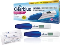 Digitálny tehotenský test CLEARBLUE 2 ks. +2p
