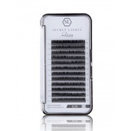 SECRET LASHES Elegantné riasy natočené D 0,15 9mm SECRET LASHES Elegantné riasy natočené D 0,15 9mm