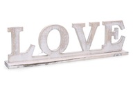 Drevený nápis LOVE 26cm x 7cm svadobná dekorácia