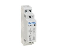 Modulárny stýkač 25A cievka 230V AC pre 2NO lištu Modulárny stýkač 25A cievka 230V AC pre 2NO lištu