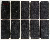 Plstené podložky na nábytok, stoličky, stoly, 240 ks, čierne, HRUBÉ, 5 mm