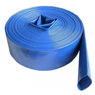 PVC GUMOVÁ vypúšťacia hadica pre čerpadlá na zavlažovanie vody 3 palce 75 mm 20 m modrá