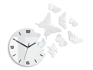 Nástenné hodiny ModernClock - BOTTERFLIES 3D BIELA-NOVINKA Nástenné hodiny ModernClock - BOTTERFLIES 3D BIELA-NOVINKA
