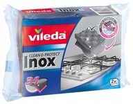 2x Umývačka riadu Vileda INOX Clean & Shine mikrovlákno