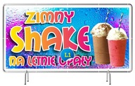 Ready Banner REKLAMA 2mx1m -Shake Ice Cream Slushy Ready Banner REKLAMA 2mx1m -Shake Ice Cream Slushy