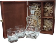 KARAFA BOX POHÁRE NA WHISKY S GRAVÍROU KARAFA BOX POHÁRE NA WHISKY S GRAVÍROU