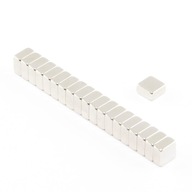 MPŁ 6x6x3 neodymové magnetové magnety - 40 ks. MPŁ 6x6x3 neodymové magnetové magnety - 40 ks.