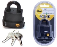 ASSA ABLOY Yale vodotesný visiaci zámok, oceľ, čierny ASSA ABLOY Yale vodotesný visiaci zámok, oceľ, čierny
