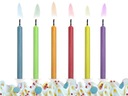Kúzelné narodeninové sviečky s farebným plameňom
