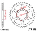 JT zadné ozubené koleso JTR478.43