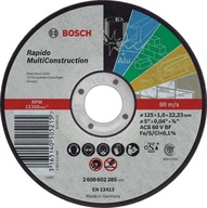Bosch rezací kotúč Multi Construction 60V 125x1mm