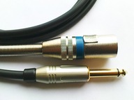 Kábel SHELLER / mono Jack 6.3 / XLR samec / 1 m Kábel SHELLER / mono Jack 6.3 / XLR samec / 1 m