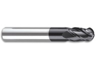 VHM fréza 4p sférická 1mm stopka 4mm TiAlN 50HRC CNC VHM fréza 4p sférická 1mm stopka 4mm TiAlN 50HRC CNC