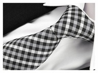 Kravata z mikrovlákna JACQUARD Šedá KONTROLOVANÁ g205 Kravata z mikrovlákna JACQUARD Šedá KONTROLOVANÁ g205