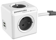 Allocacoc PowerCube pásik, 4 zásuvky, 2xUSB, 1,5 m