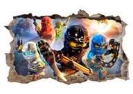Nálepka na stenu plagátu LEGO NINJAGO! 3D XL! Nálepka na stenu plagátu LEGO NINJAGO! 3D XL!