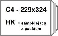 Samolepiace kancelárske obálky C4 HK, biele, 250 ks Samolepiace kancelárske obálky C4 HK, biele, 250 ks