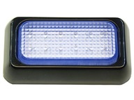 12 LED lampa S.Flux 10x6 cm modrá 12v 24v