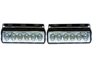 2 x 6 LED blikajúca lampa 16cm kohút stroboskop KPL 2 x 6 LED blikajúca lampa 16cm kohút stroboskop KPL