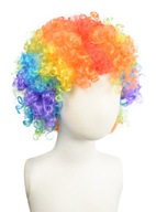Farebná parochňa AFRO CLOWN klaun outfit Fotobúdka