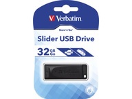 PENDRIVE VERBATIM 32GB SLIDER USB 2.0!!! PENDRIVE VERBATIM 32GB SLIDER USB 2.0!!!