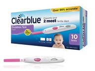 CLEARBLUE digitálny ovulačný test 10 ks