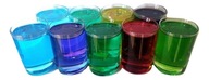 Transparentné farbivo, 5 kusov, epoxidová živica
