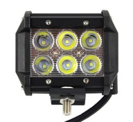 PRACOVNÁ LAMPA 6 LED CREE PANEL HALOGÉN 18W 12V 24V PRACOVNÁ LAMPA 6 LED CREE PANEL HALOGÉN 18W 12V 24V