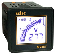 Digitálny voltmeter MV 507 (50-480V AC) Selek