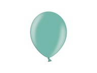 METALICKÉ balóniky, 100 ks TYRKYSOVÉ gumové balóny