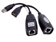 USB extender cez krútený pár RJ45 CAT5 5e 6 50m LAN USB extender cez krútený pár RJ45 CAT5 5e 6 50m LAN