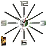 Moderné nástenné hodiny GLAMOUR - COLORS - 65cm