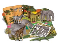 3D puzzle Sada Safari 4m zvieratká príroda urob si sám