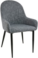 Kreslo Dankor Design Krono, sivá, čierne nohy Kreslo Dankor Design Krono, sivá, čierne nohy