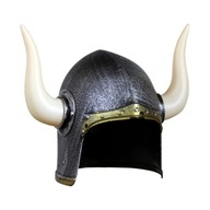 Vikingská prilba - hlava s bielymi rohmi W-wa Vikingská prilba - hlava s bielymi rohmi W-wa