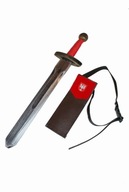 Stredný drevený rytiersky meč, 57 cm, s pošvou