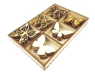 SET MOTÝĽOV 30ks 7,5cm Motýľ Decoupage SET MOTÝĽOV 30ks 7,5cm Motýľ Decoupage