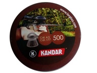 KANDAR pelety 500 ks 4,5 mm kal. 177 hríb. KANDAR pelety 500 ks 4,5 mm kal. 177 hríb.