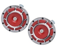 ZVUKOVÝ SIGNÁL CHROME RED 12V PÁR ZVUKOVÝ SIGNÁL CHROME RED 12V PÁR