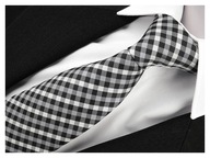 Kravata z mikrovlákna JACQUARD Šedá KONTROLOVANÁ g205 Kravata z mikrovlákna JACQUARD Šedá KONTROLOVANÁ g205