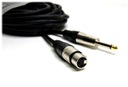 Profesionálny mikrofónový kábel Jack 6.3 - XLR 10m
