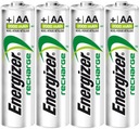 4x ENERGIZER Power Plus AA R6 2000mAh BATÉRIE