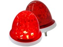 LED lampa kohút 12 blikajúca 12V 24V červená, silná