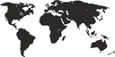 Maliarska šablóna na nástennú mapu sveta 50x100 cm