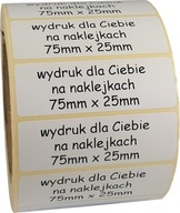 7,5x2,5cm nálepky na etikety samolepiace nálepky 7,5x2,5cm nálepky na etikety samolepiace nálepky