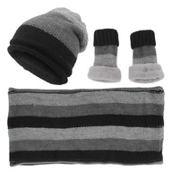 SET W375E, KAŠMÍROVÝ ČIAPOK A RUKAVICE