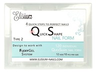 Elisium Quick Shape Nail Form Type2 formy Elisium Quick Shape Nail Form Type2 formy