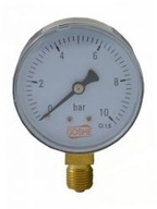 Manometer 10 bar závit 1/4 GOSHE spodný manometer